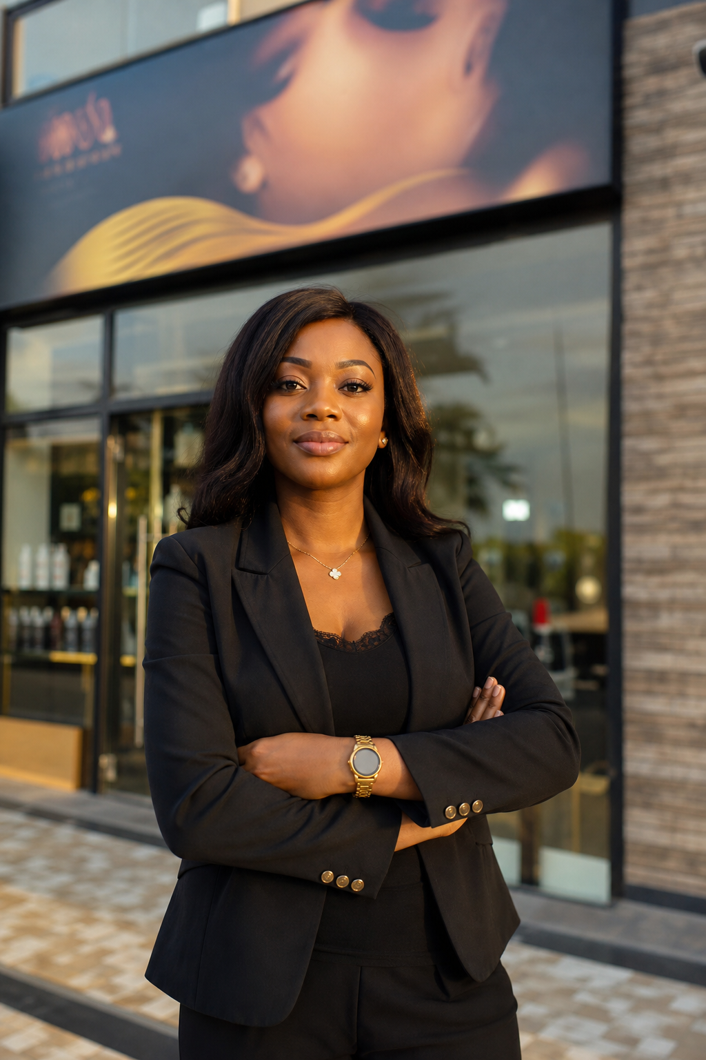 Gérante d'institut de beauté au Cameroun